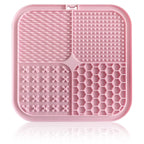 Dog Lick Mat with Suction Cups – Single – Pink