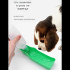 Foldable Portable Pet Water Bottle for Dogs Cats Outdoor Travel Drink Cup Plastic Leakproof Travel Water Bottle for Walk Hiking