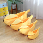 Winter Banana Pet Bedding Comfortable Cat Nest Mat Winter Cushion Warm Soft Funny Kitten Sleeping Bag Cute Cozy Dog Accessories