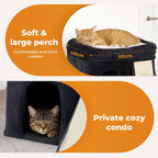Cat Tree Tower, Plush Perch, Scratching Board, Toy Ball, Indoor Cats