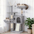 Cat Tree Tower with Removable Toys, Scratching Posts, MPJ008SW