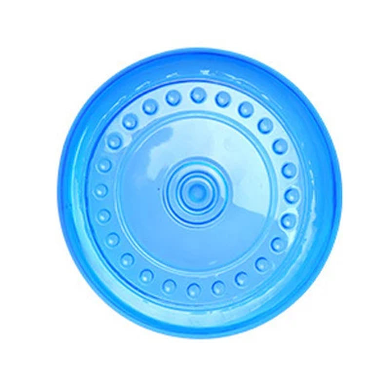 Funny Soft Rubber Pet Dog Flying Discs Saucer Toys Small Medium Large Dog Puppy Agile Training Toys Bite Resistant Flying Disk
