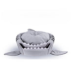 Cartoon Shark Cat Nest Winter Puppy Bed Dog Nest Four Seasons Universal Shark Nest Dog Thickened Warm Room Mongolian Bag