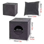 New Foldable Indoor Cool Condo Cat Cube House Scratch Resistant Hideaway Cube 2-In-1 Scratching Board Cat Beds Felt Pet Nest