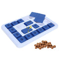 Dog Puzzle Slow Feeder Toy – Interactive IQ Treat Dispenser for Dogs – Level 3 Puzzle – Blue