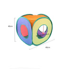 Cat Toys Cat Kitten Play Tunnel Mouse Shape Balls Foldable Chat Funny Cat Tent Mouse Supplies Simulation Fish