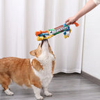 Puppy Dogs Toys Puppy Colorful Cotton Chew Rope Knot Toy Durable Braided Dog Toys Dog Cleaning Teeth Braided Bone Rope