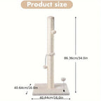 Tall Sisal Cat Scratching Post – view 7