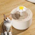 USB Electric Mute 1L Pet Water Fountain Automatic Cat Drink Bowl Filter Pet Drinking Dispenser Drinker for Cats Water Filter