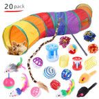 Cat Toys Cat Kitten Play Tunnel Mouse Shape Balls Foldable Chat Funny Cat Tent Mouse Supplies Simulation Fish