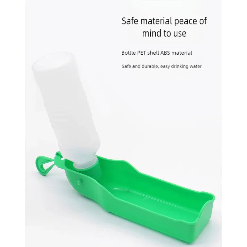 Foldable Portable Pet Water Bottle for Dogs Cats Outdoor Travel Drink Cup Plastic Leakproof Travel Water Bottle for Walk Hiking