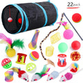 Cat Toys Cat Kitten Play Tunnel Mouse Shape Balls Foldable Chat Funny Cat Tent Mouse Supplies Simulation Fish
