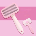 Self-Cleaning Slicker Brush – Pink