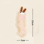 1 Cat Plush Toy with Crinkle Sound, Contains Catnip, Durable Thumb Pillow, Teeth-Grinding Cat Chew Toy, Pet Chewing Toy