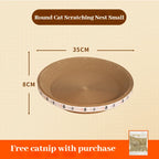 Corrugated Cat Scratching Post with Catnip Wear-Resistant and Scratch-Resistant Cat Bed Scratcher Sofa Protector Cats Furniture