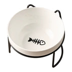 1-3Pcs Creative Cervical Protection Pet Supplies Ceramic Double Cat Bowl Ceramic Cat Bowl Food Bowl Dog Drinking Water Food Bowl