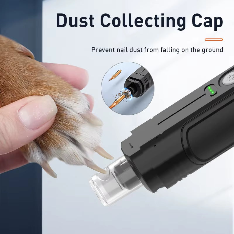 Electric Pet Nail Grinder with LED Light – detail view 3