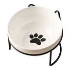 1-3Pcs Creative Cervical Protection Pet Supplies Ceramic Double Cat Bowl Ceramic Cat Bowl Food Bowl Dog Drinking Water Food Bowl