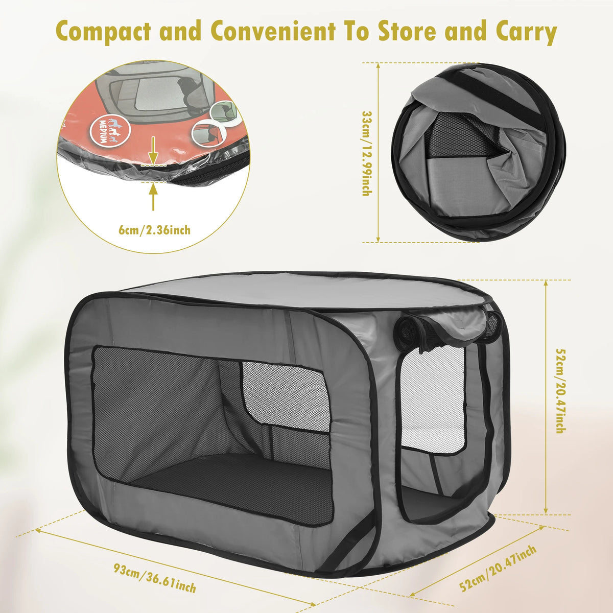 Pop-Up Dog Kennel – view 4