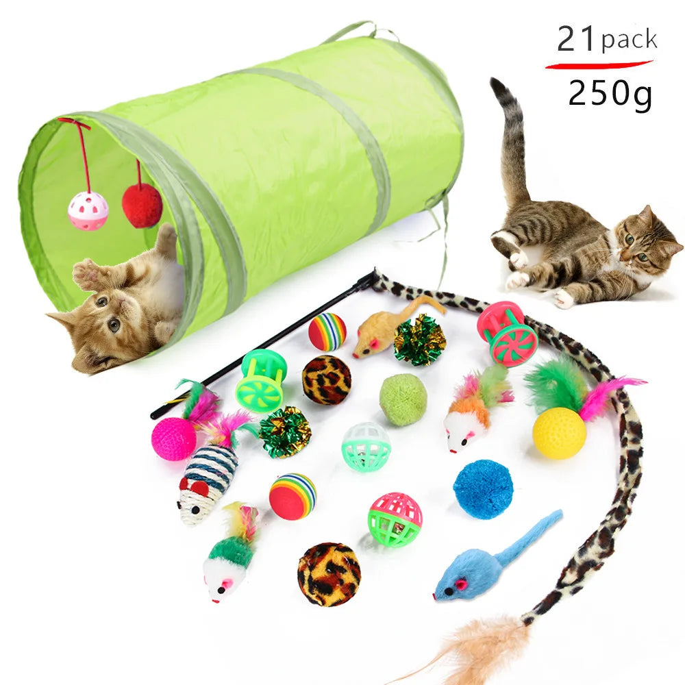 Cat Toy Set – 21-Piece Set