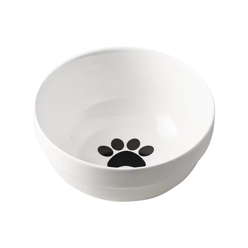 1-3Pcs Creative Cervical Protection Pet Supplies Ceramic Double Cat Bowl Ceramic Cat Bowl Food Bowl Dog Drinking Water Food Bowl
