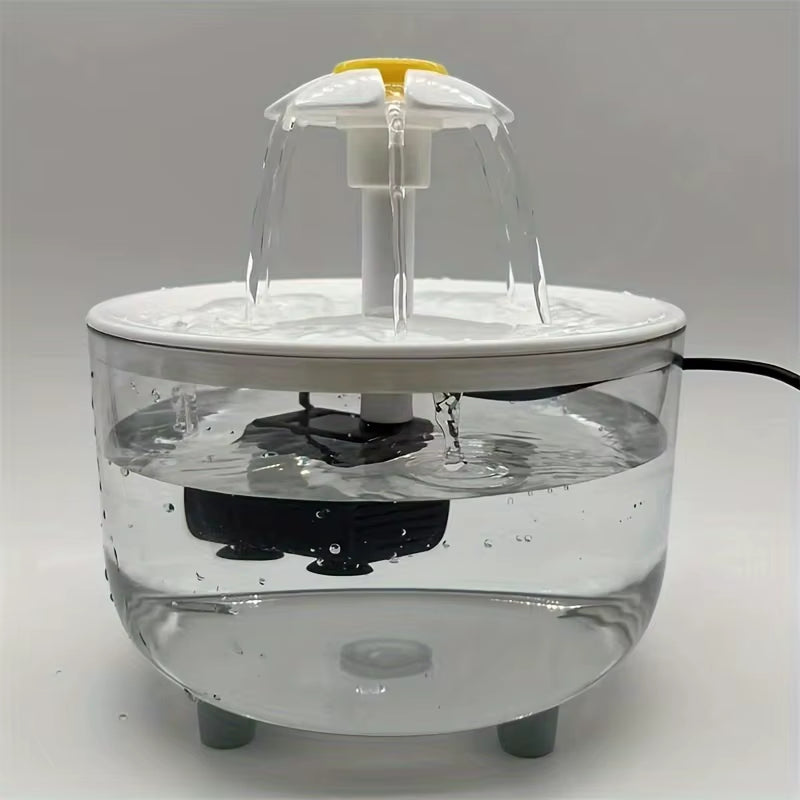 USB Electric Mute 1L Pet Water Fountain Automatic Cat Drink Bowl Filter Pet Drinking Dispenser Drinker for Cats Water Filter