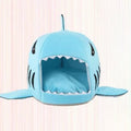 Cartoon Shark Cat Nest Winter Puppy Bed Dog Nest Four Seasons Universal Shark Nest Dog Thickened Warm Room Mongolian Bag