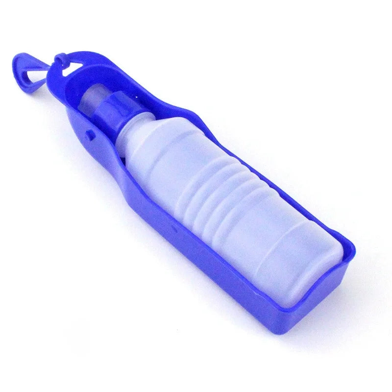 Foldable Portable Pet Water Bottle for Dogs Cats Outdoor Travel Drink Cup Plastic Leakproof Travel Water Bottle for Walk Hiking