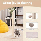 Tall Sisal Cat Scratching Post – view 4