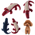 Crocodile Squeaky Dog Toy – detail view 2