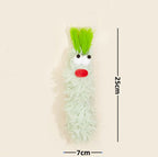 1 Cat Plush Toy with Crinkle Sound, Contains Catnip, Durable Thumb Pillow, Teeth-Grinding Cat Chew Toy, Pet Chewing Toy