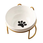 1-3Pcs Creative Cervical Protection Pet Supplies Ceramic Double Cat Bowl Ceramic Cat Bowl Food Bowl Dog Drinking Water Food Bowl
