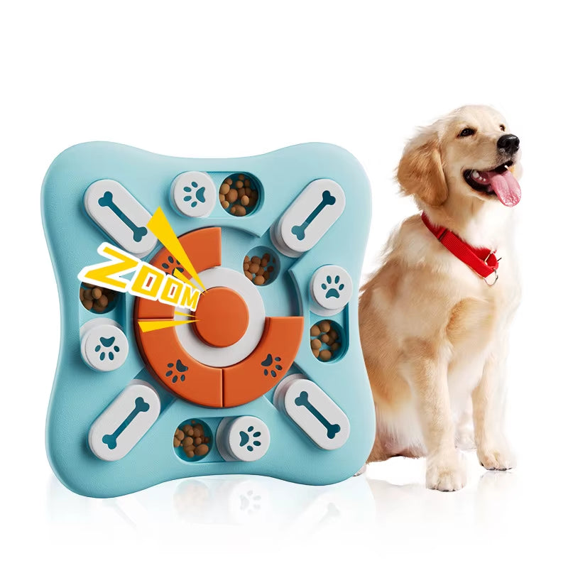 Dog Puzzle Slow Feeder Toy – Classic Puzzle – Green