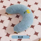 Cute Pet Little Pillow U-Shaped Neck Protector Deep Sleep for Puppy Kitten Pillow Dog Cat Headrest Sleeping Pillow Pet Supplies