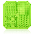 Dog Lick Mat with Suction Cups – Single – Green