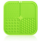 Dog Lick Mat with Suction Cups – Single – Green