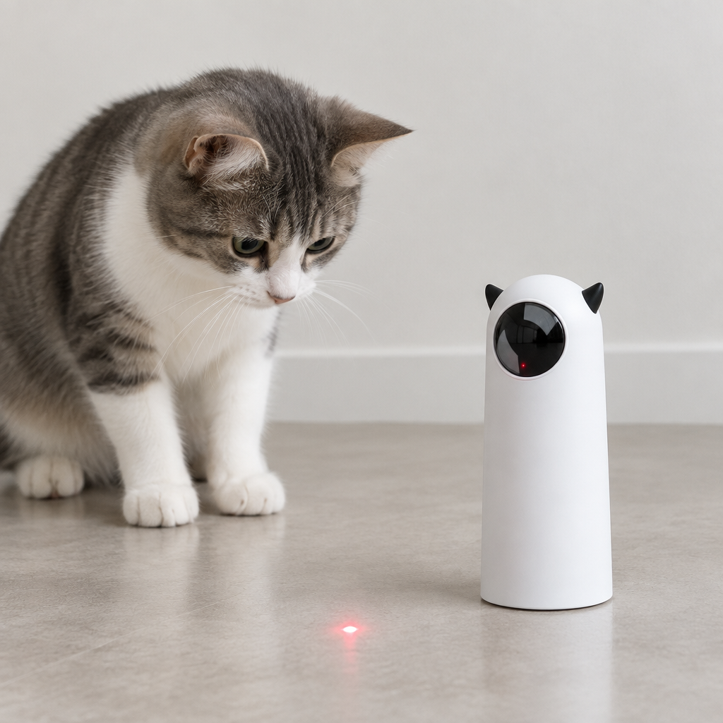 Automatic Laser Cat Toy at home