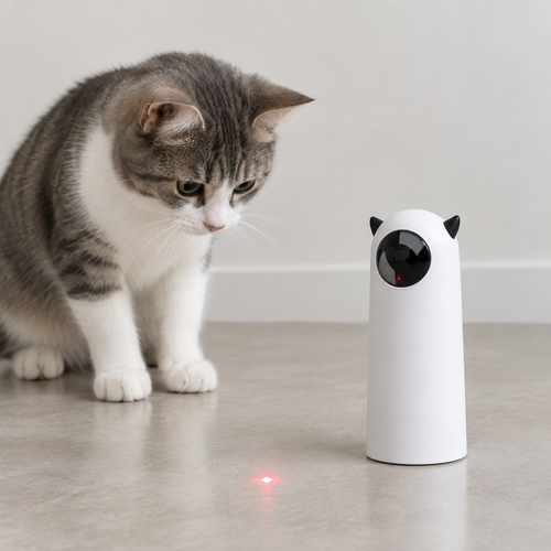 Automatic Laser Cat Toy at home